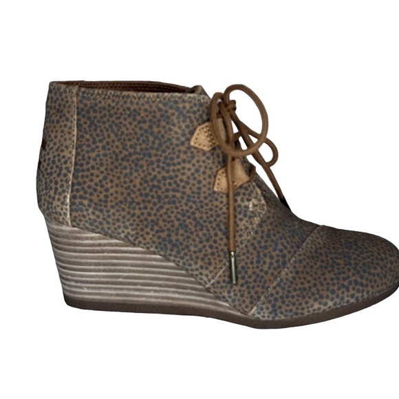 Toms Women's Kala Suede Wedge Bootie, Size 9 - Picture 2 of 11